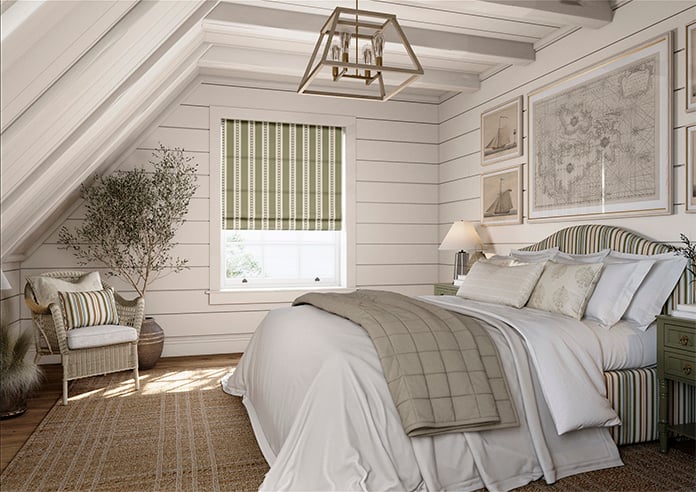 The British Stripe Co. Edgar, Derwent No.1 - Roman Blind - Image 6